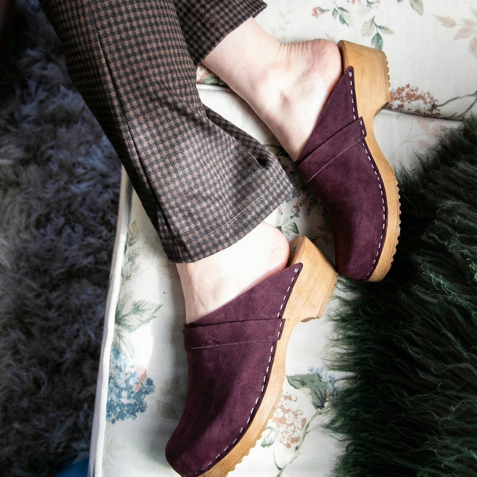 קבקבי עץ בורדו עקב בינוני