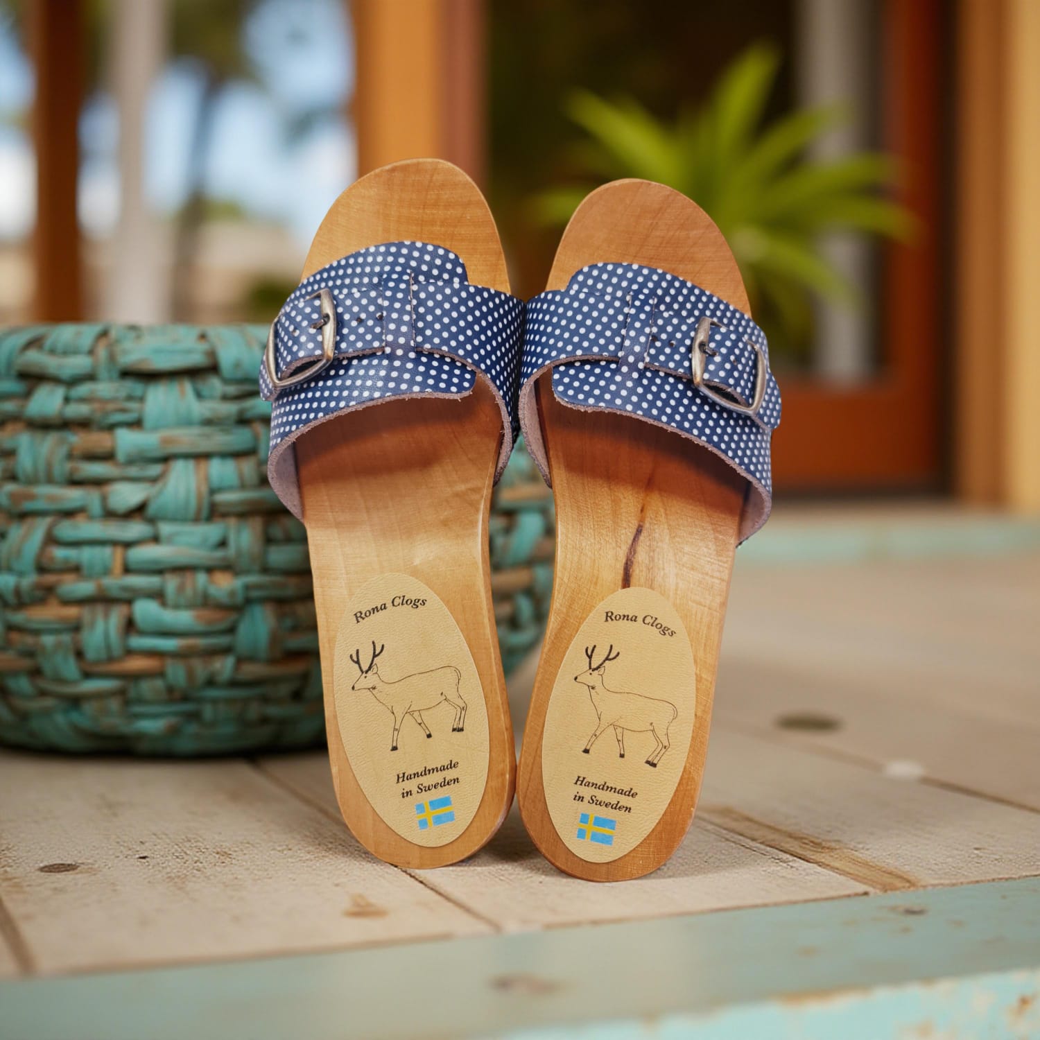 אוליביה כחול נקודות