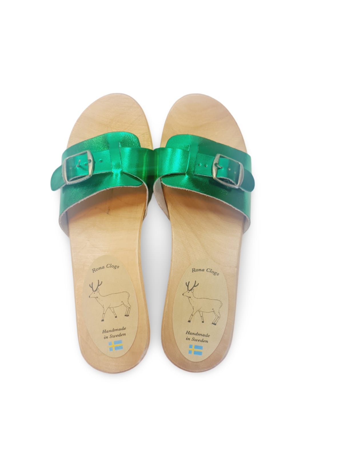 קבקבי עץ אוליביה ירוק מטאלי