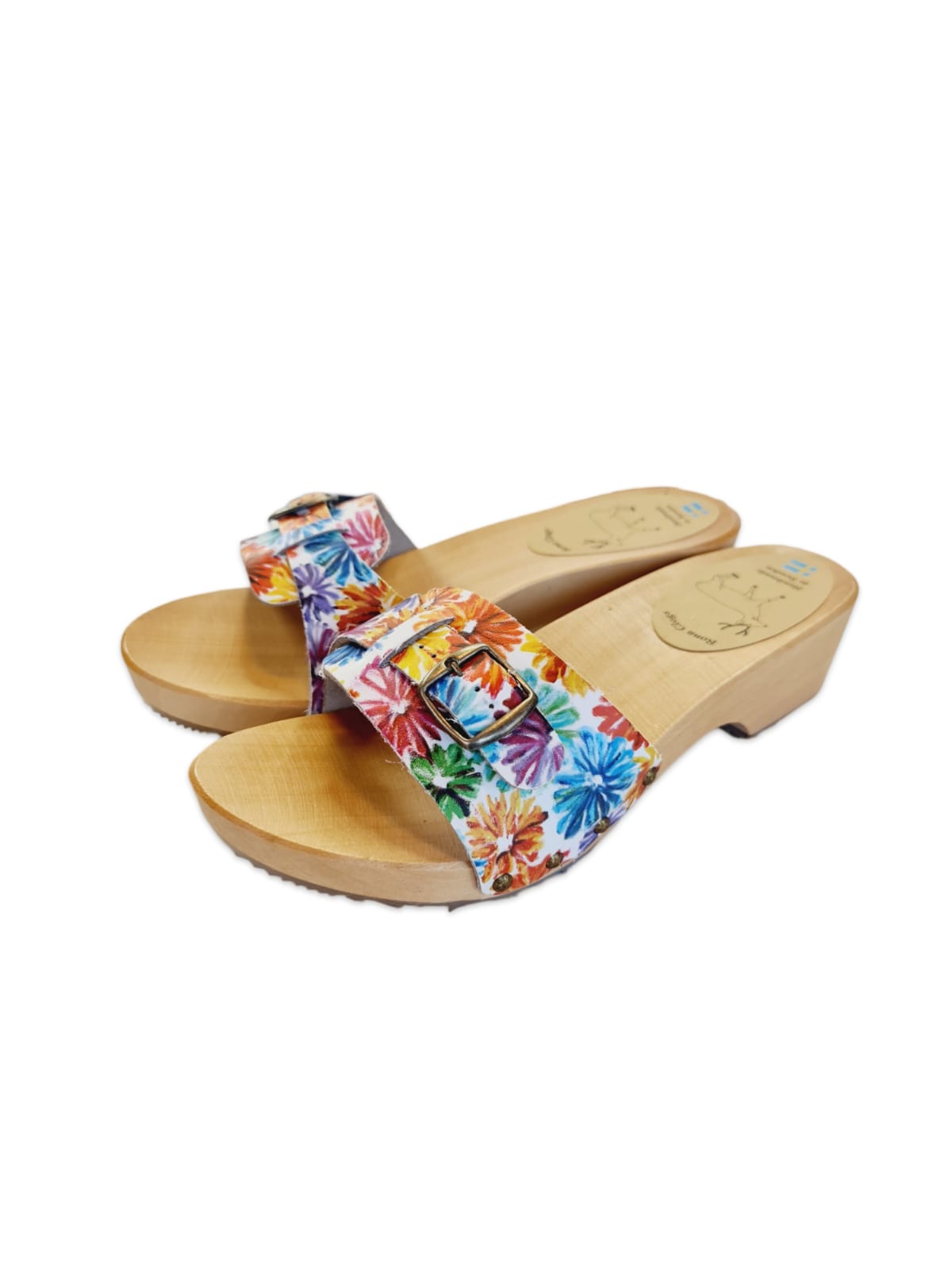 קבקבי עץ אוליביה פרחוני