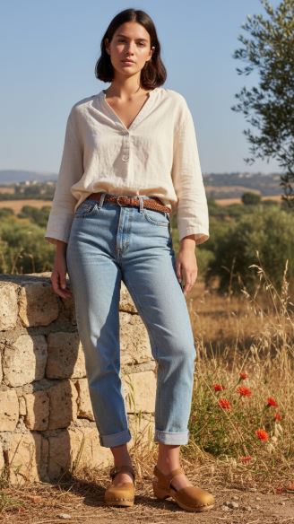 בובה וינטג בינוני