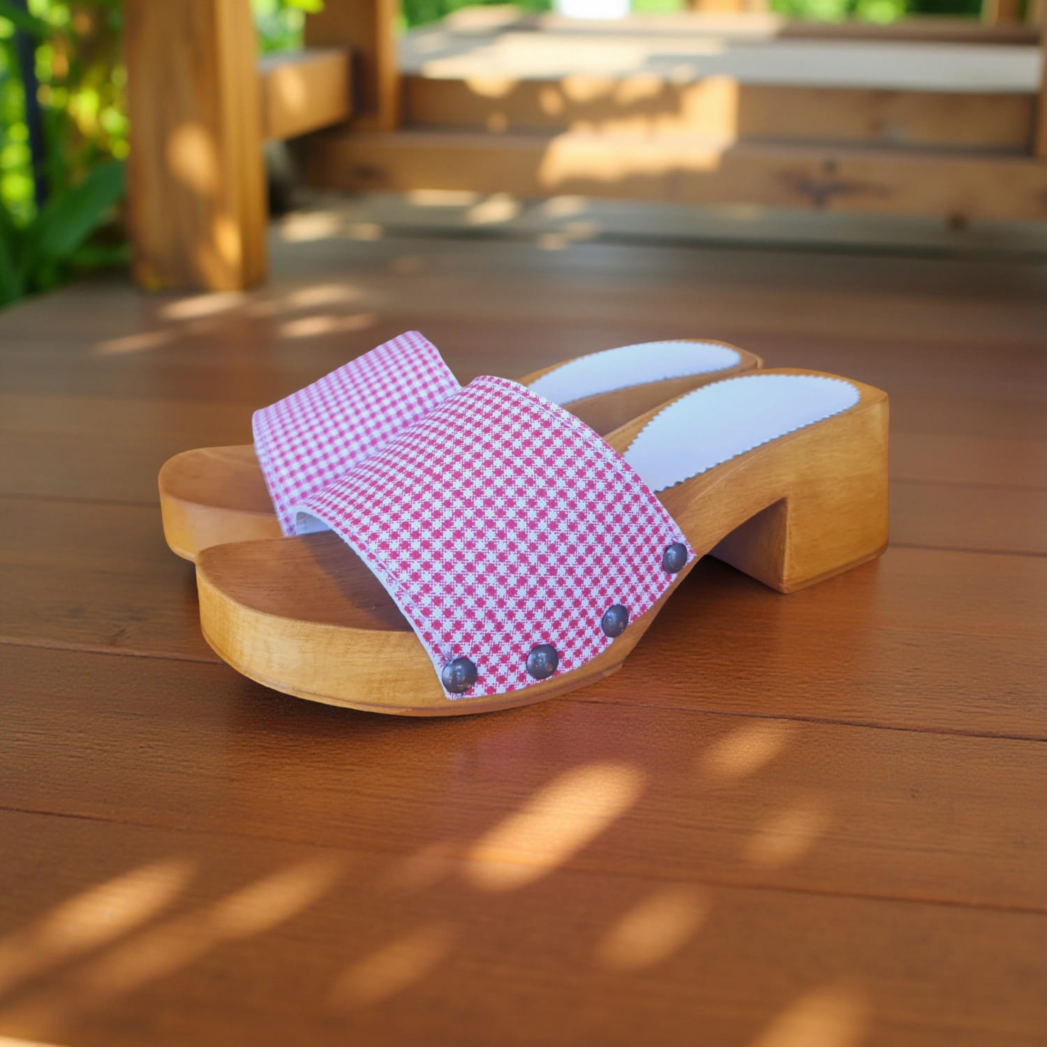 ביאנקה כפכף משובץ פיקניק