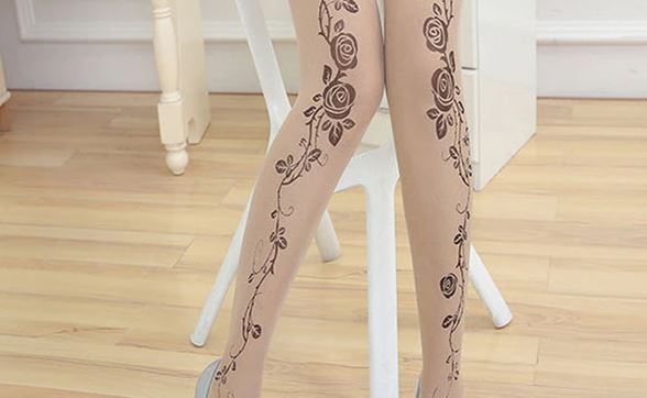 גרביון קעקוע שושנים