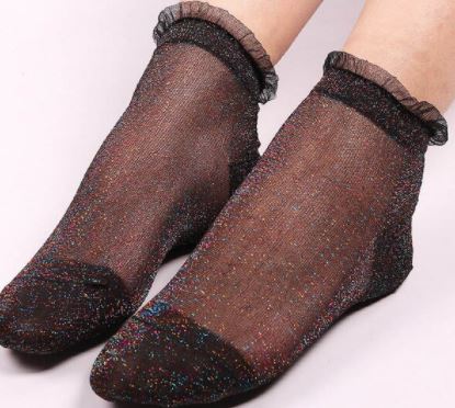 גרבים נוצצים צבעונים