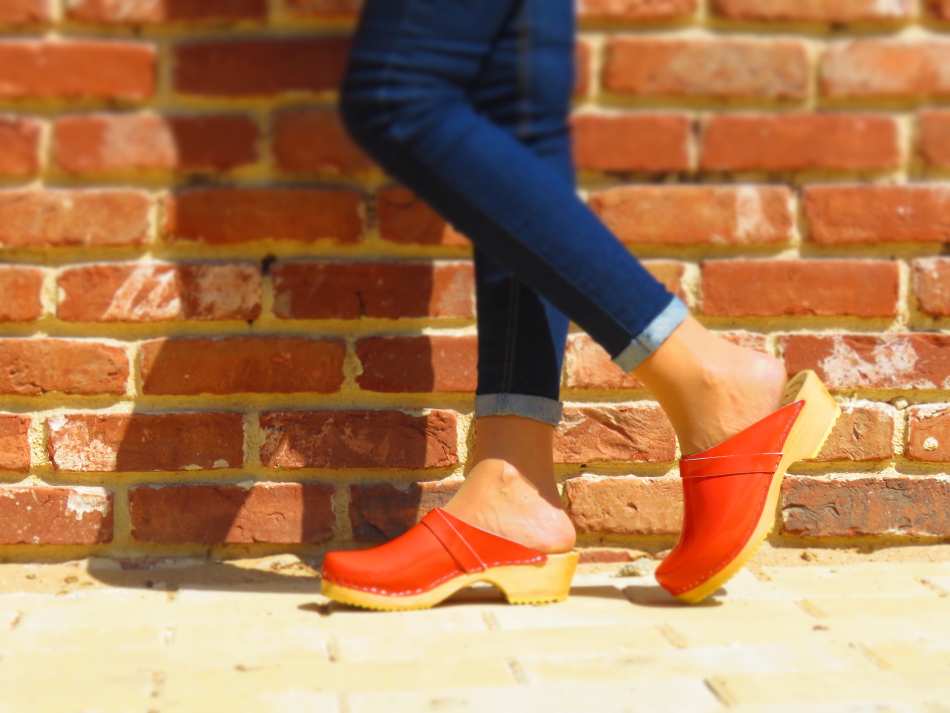 קבקבי עץ כתום לק