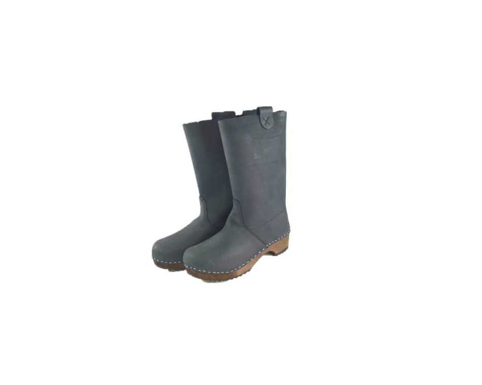 מגפיים CLOG BOOTS אפורים