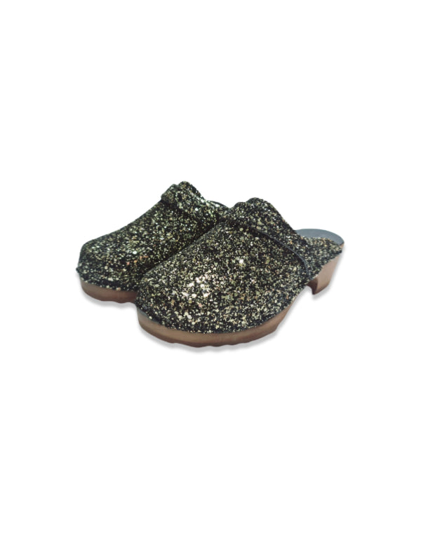 קבקבי עץ נוצצים פנטזי זהב שחור