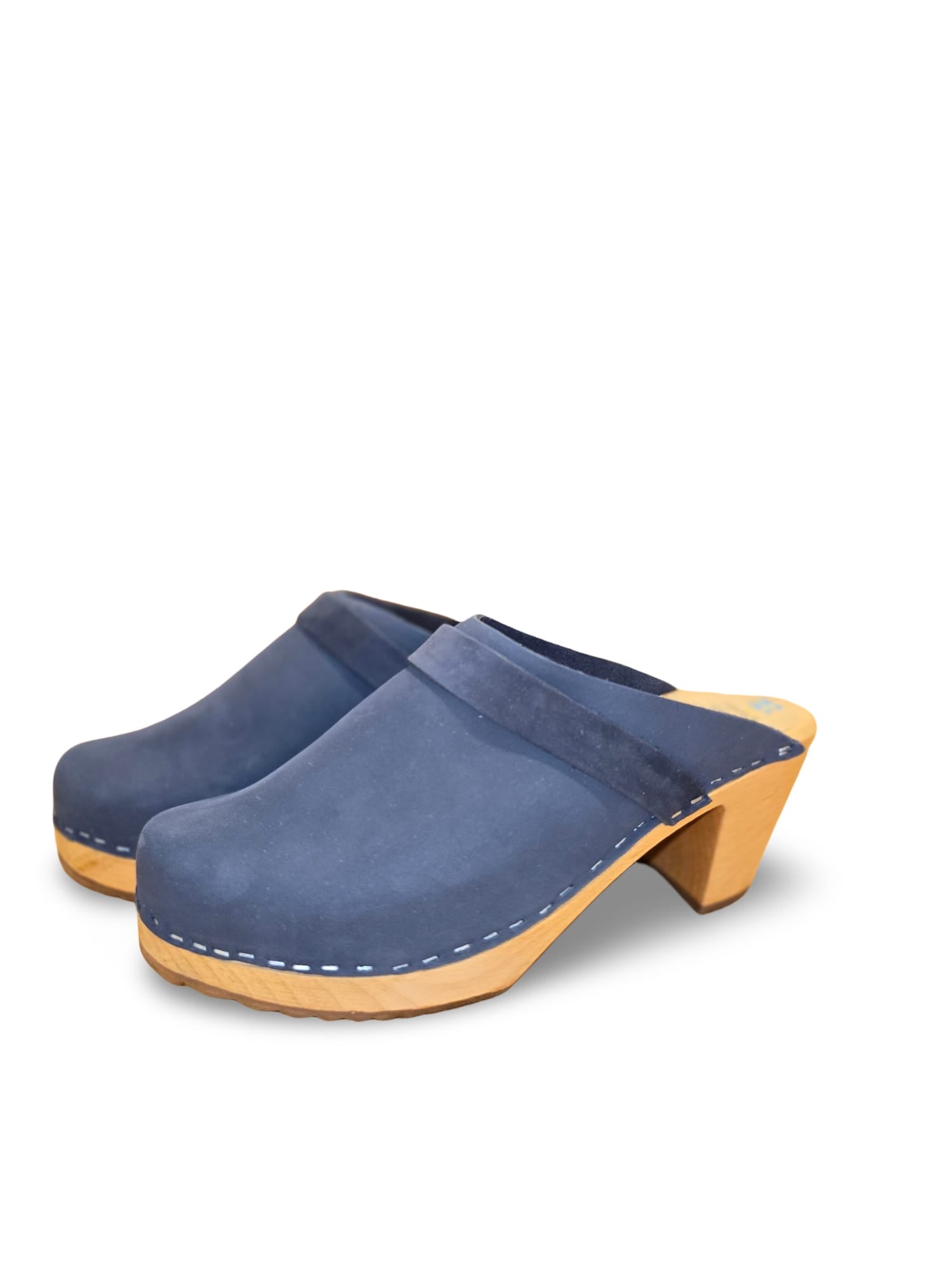 כפכפי עץ רונה כחול נובוק