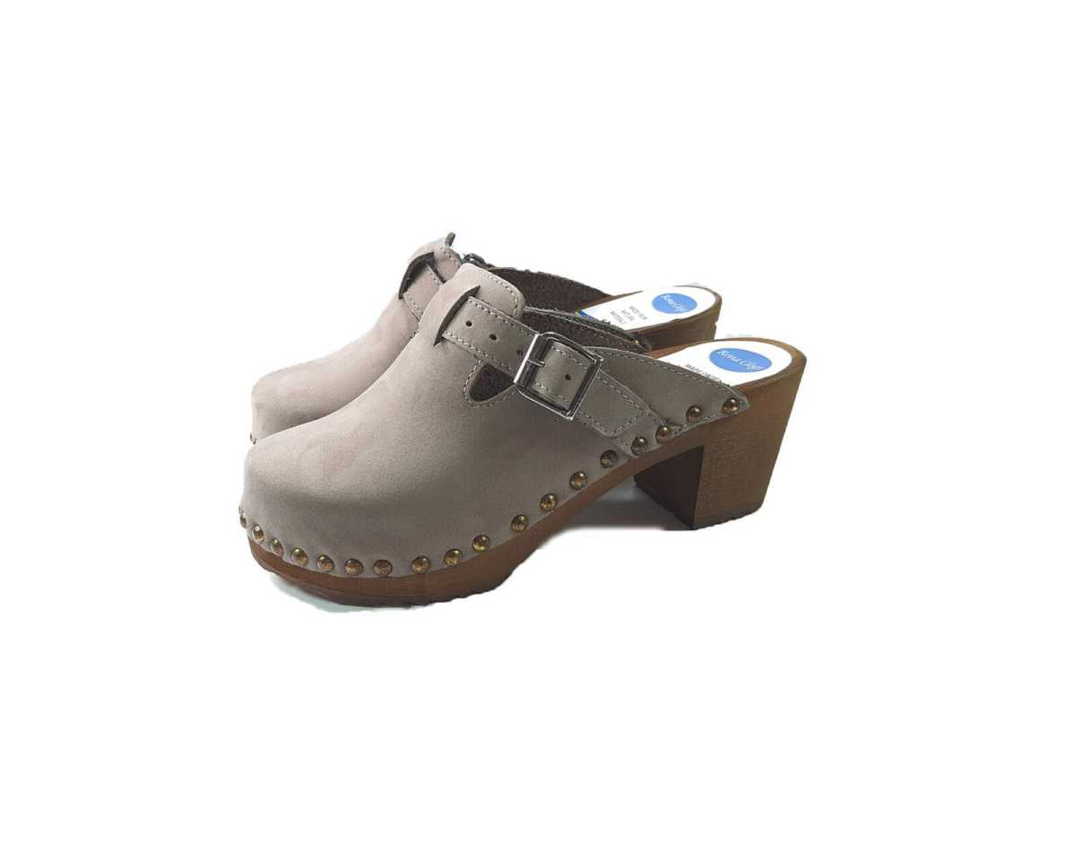 קבקבי עץ אפור עקב גבוה