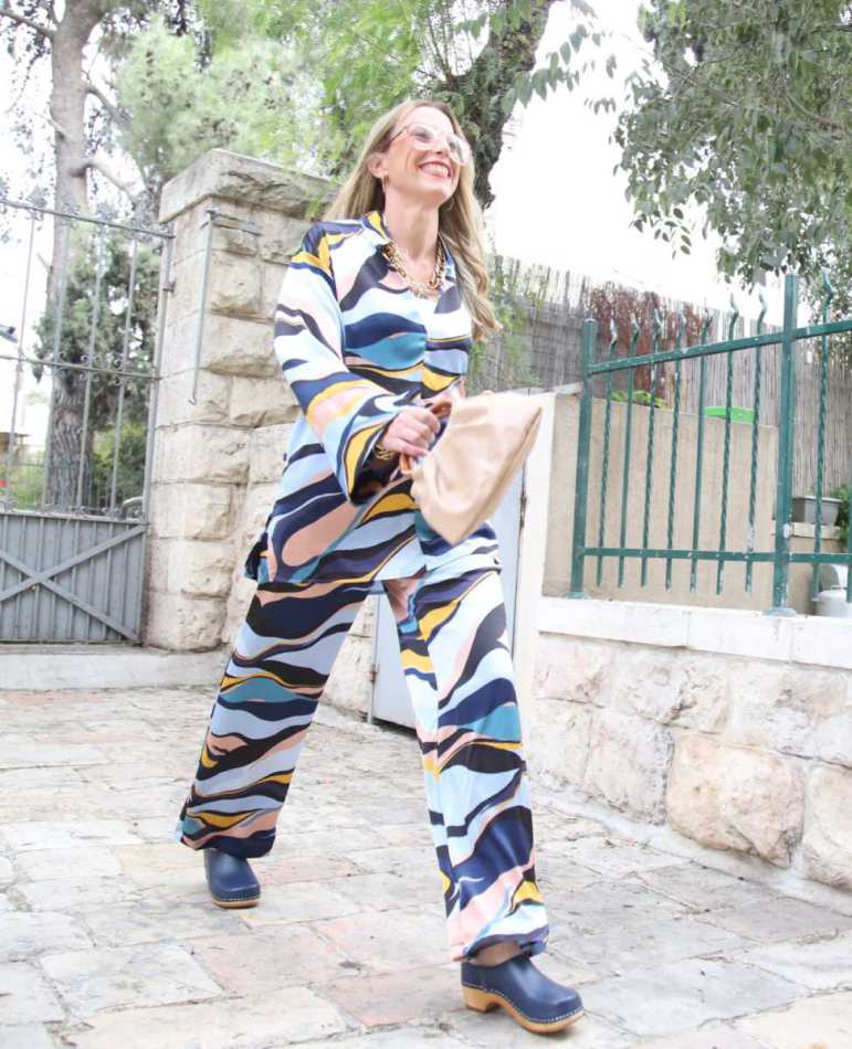 קבקבים סגורים דגם קרולינה כחול