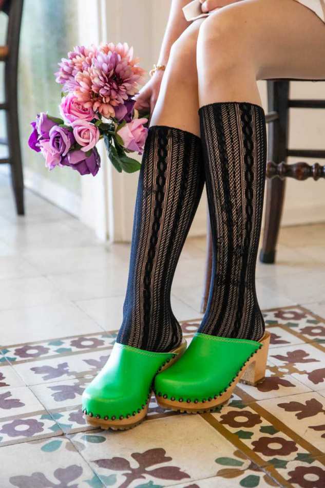 קבקבי עץ מילנה ירוק