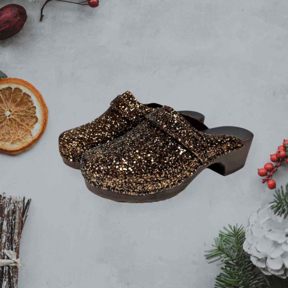 קבקבי עץ פנטזי נוצצים ברונזה