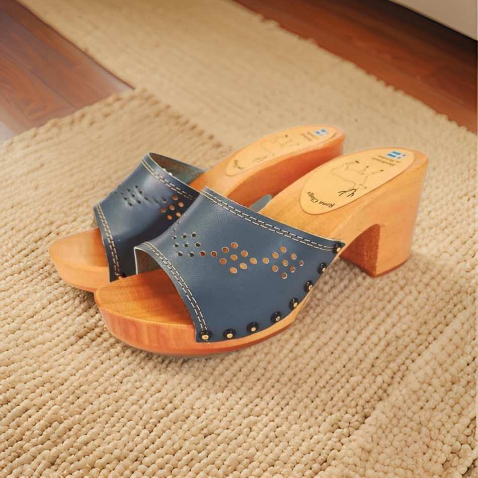 כפכפי עץ רונה דגם קייט אפור