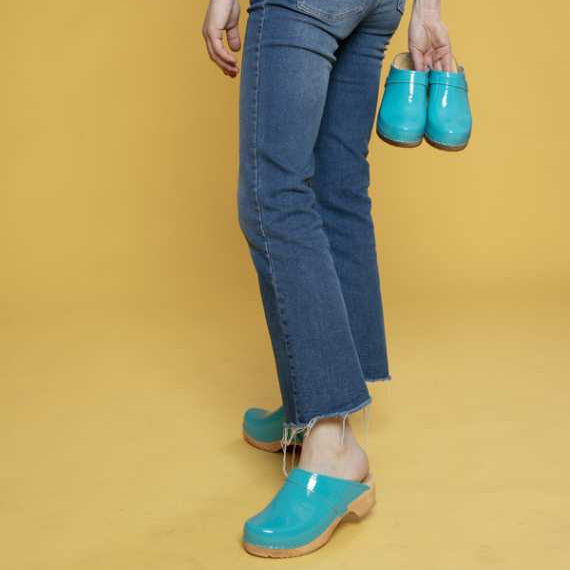 קבקבי עץ רונה טורקיז לק