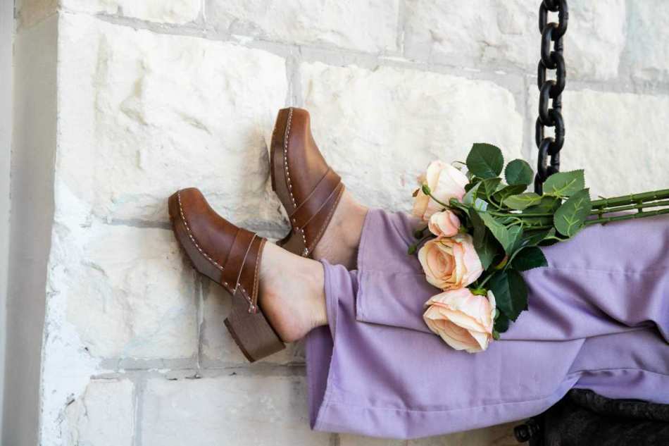 קבקבי עץ רונה חום אגוז