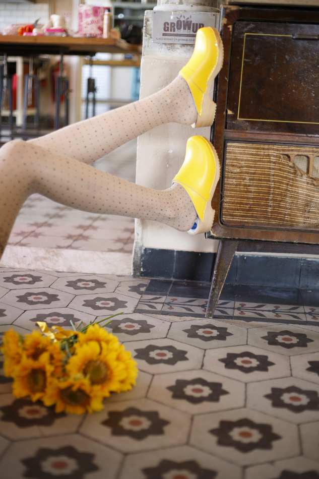 קבקבי עץ צהובים רונה