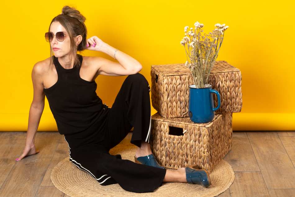 קבקב כחול אינדיגו לק עקב גבוה