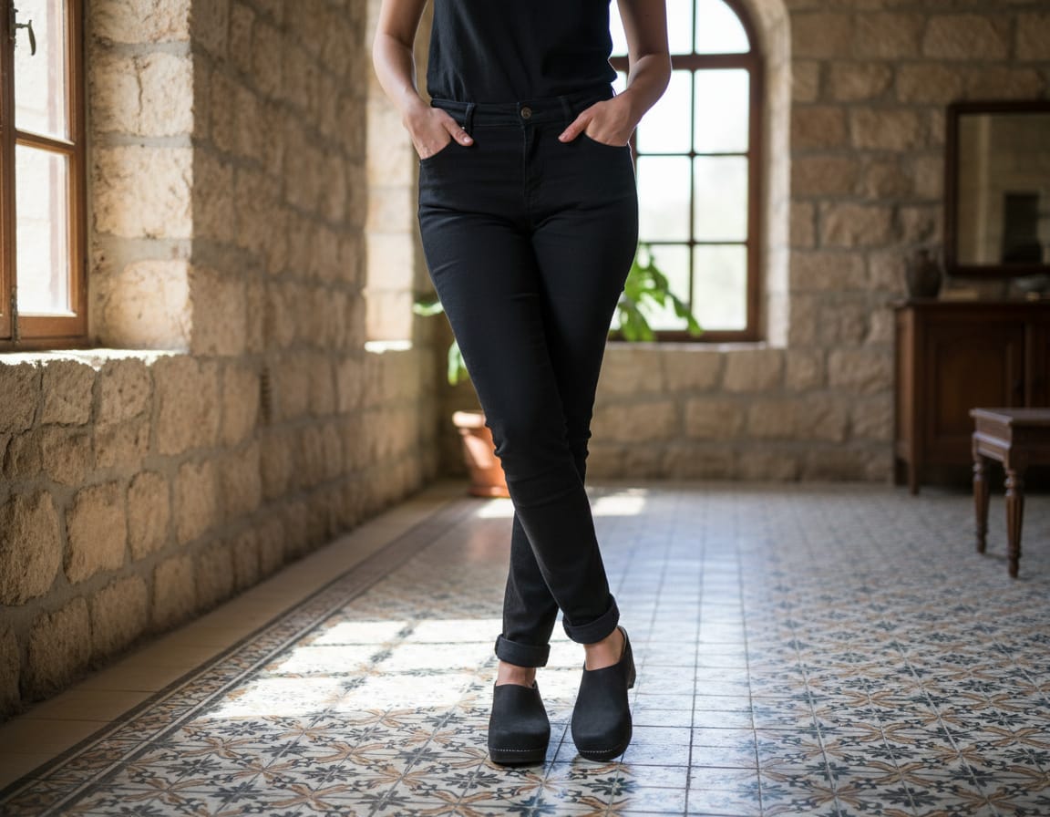 קבקבי עץ סגורים קרולינה שחור נובוק