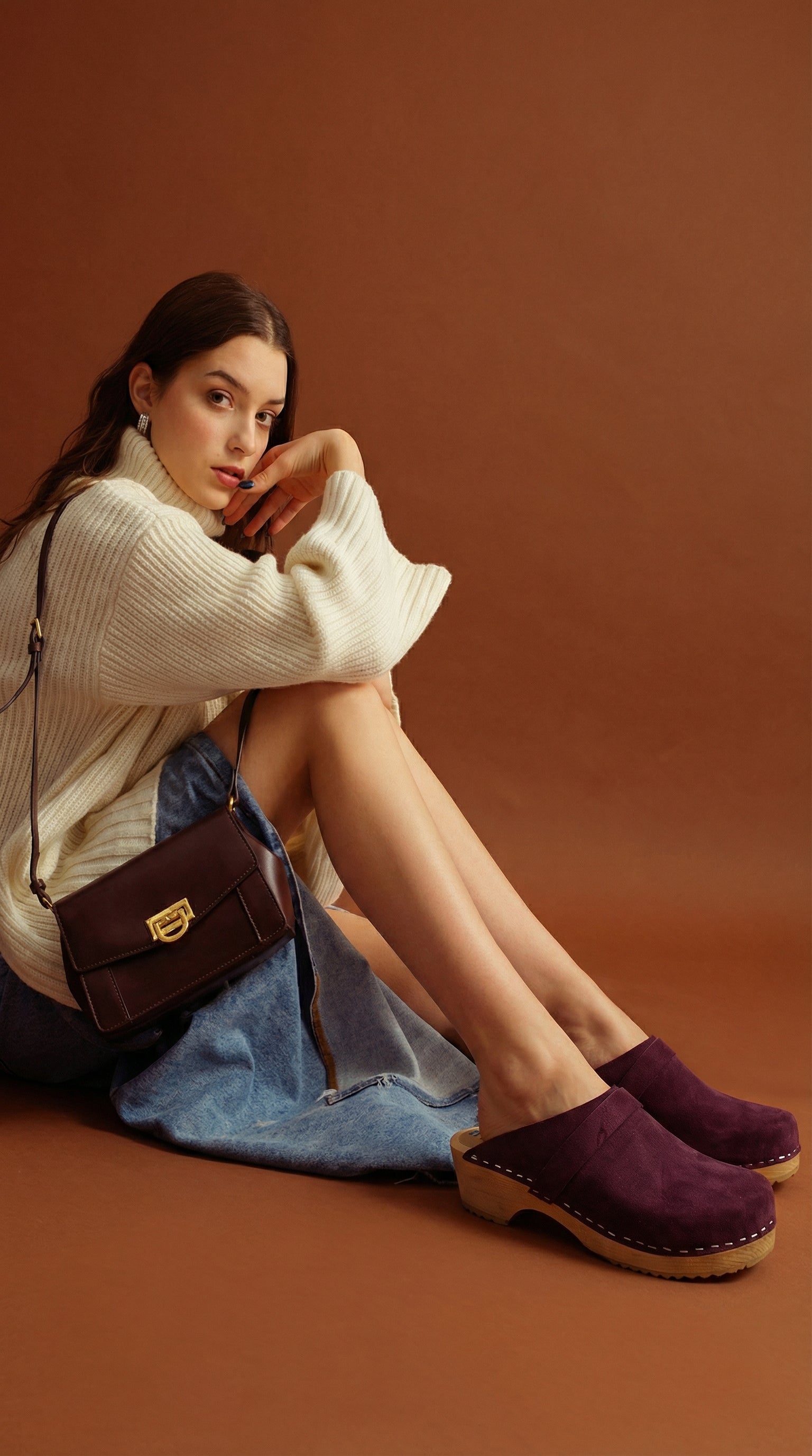 קבקבי עץ בורדו עקב בינוני