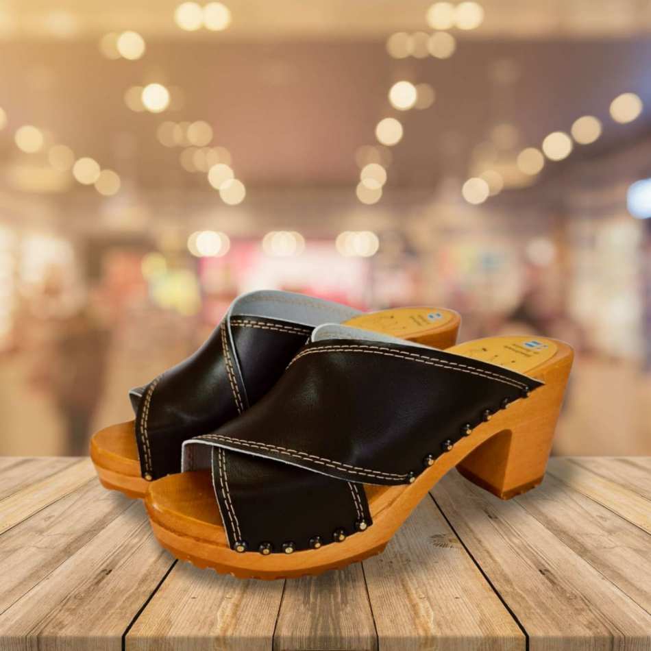 כפכפי עץ רונה דגם איקס