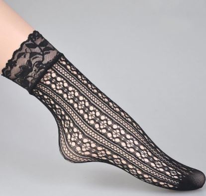 גרביים תחרה צרפתית