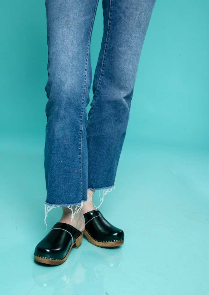 קבקבי עץ רונה ירוק מטאלי