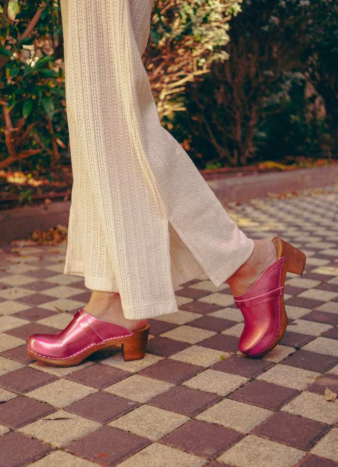 קבקבי עץ ורוד מטאלי