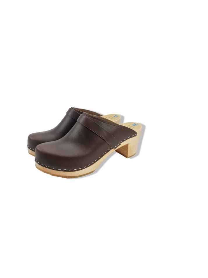 קבקבי עץ רונה קבקב חום כהה גבוה