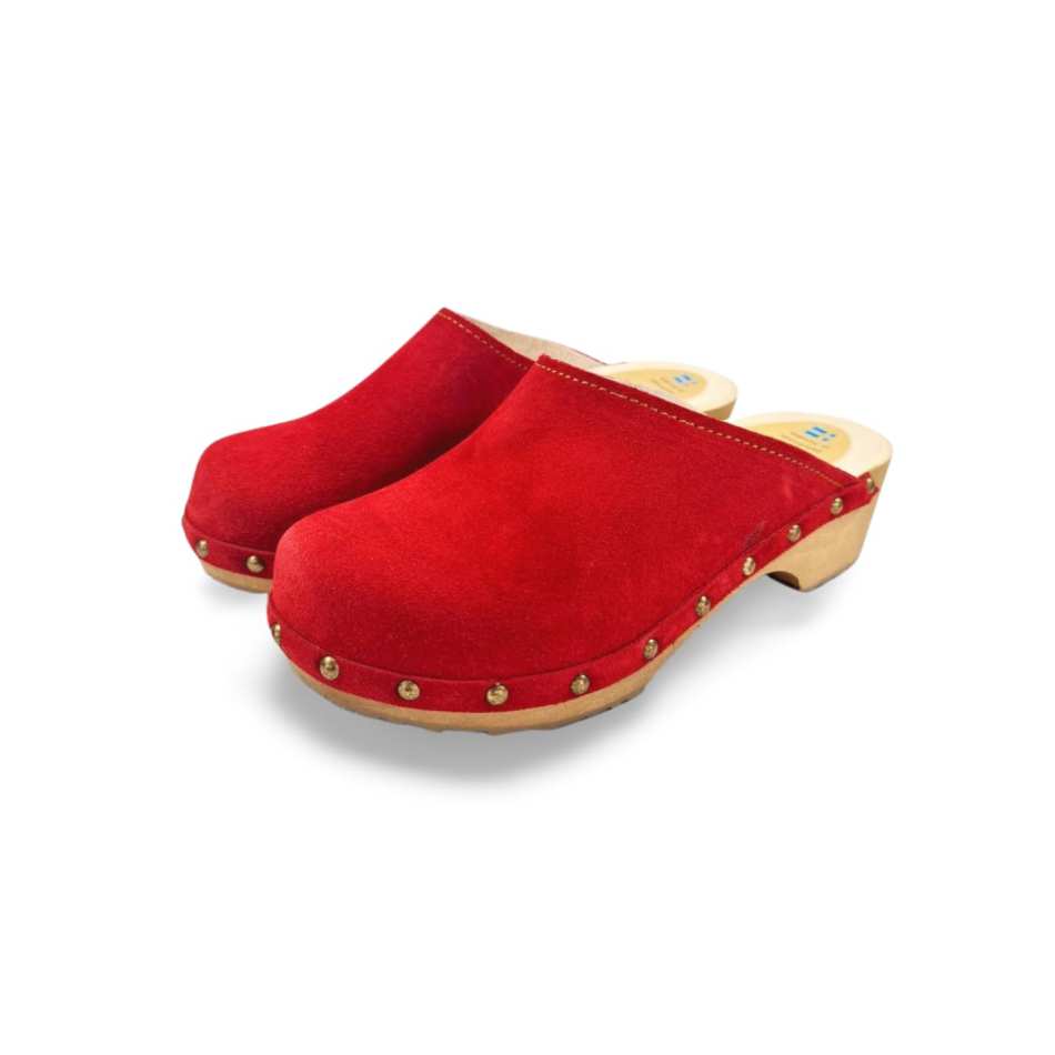 כפכפי עץ רונה כפכף אדום