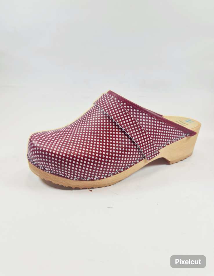 קבקבי עץ רונה אדום נקודות