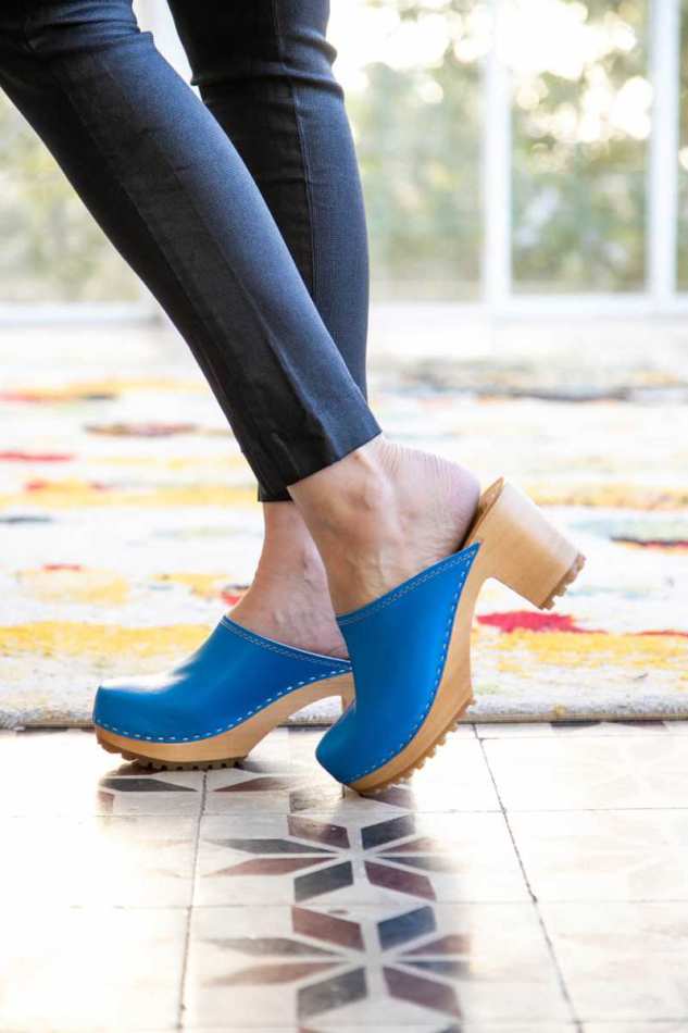 קבקבי עץ דגם מילנה כחול רויאל