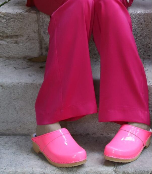 ככפי עץ ורוד לק בוהק