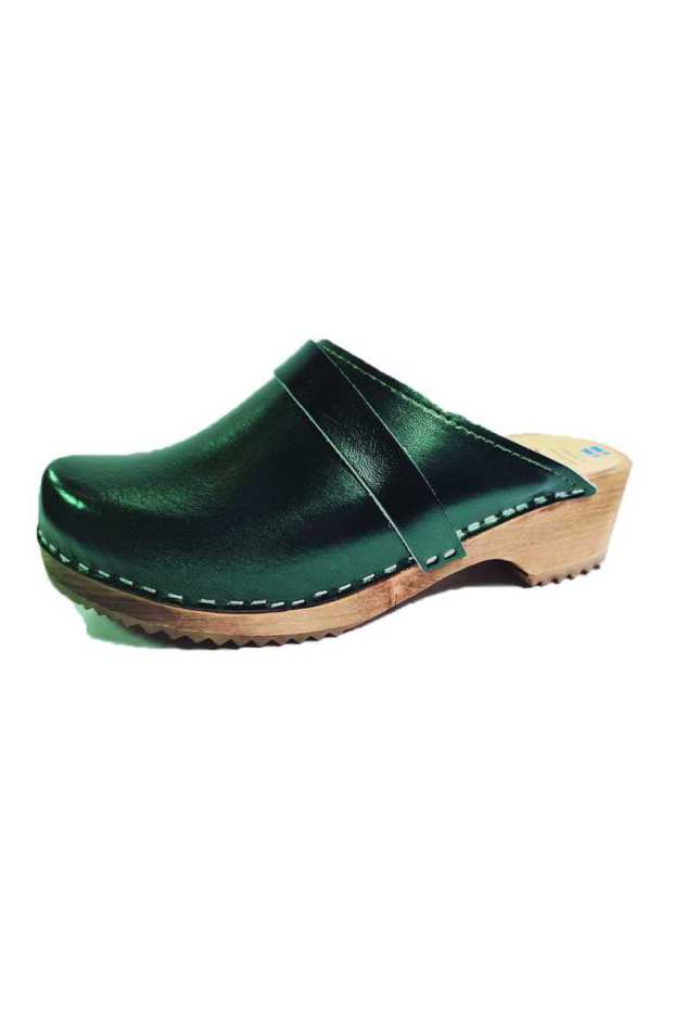 קבקבי עץ ירוק כהה מטאלי