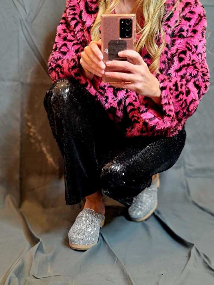 קבקבי עץ כסף נוצץ פנטזי