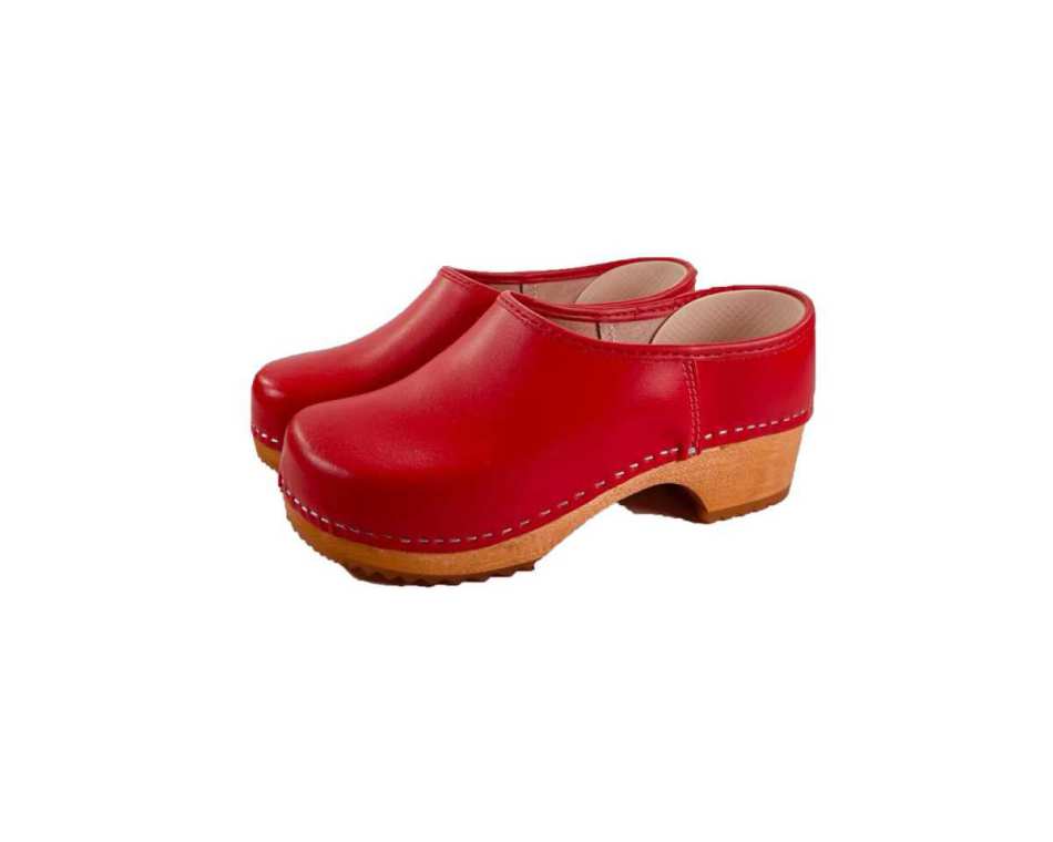 קבקבי קרולינה אדום מט RONA CLOGS