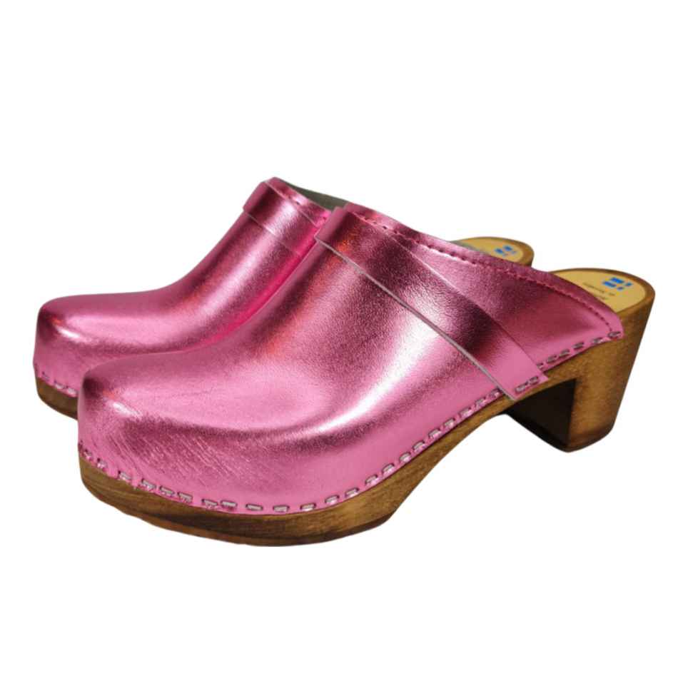 קבקבי עץ ורוד מטאלי