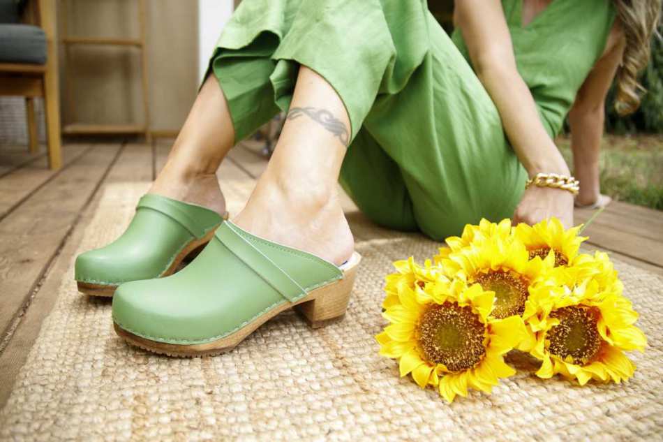 קבקב קייט ירוק RONA CLOGS