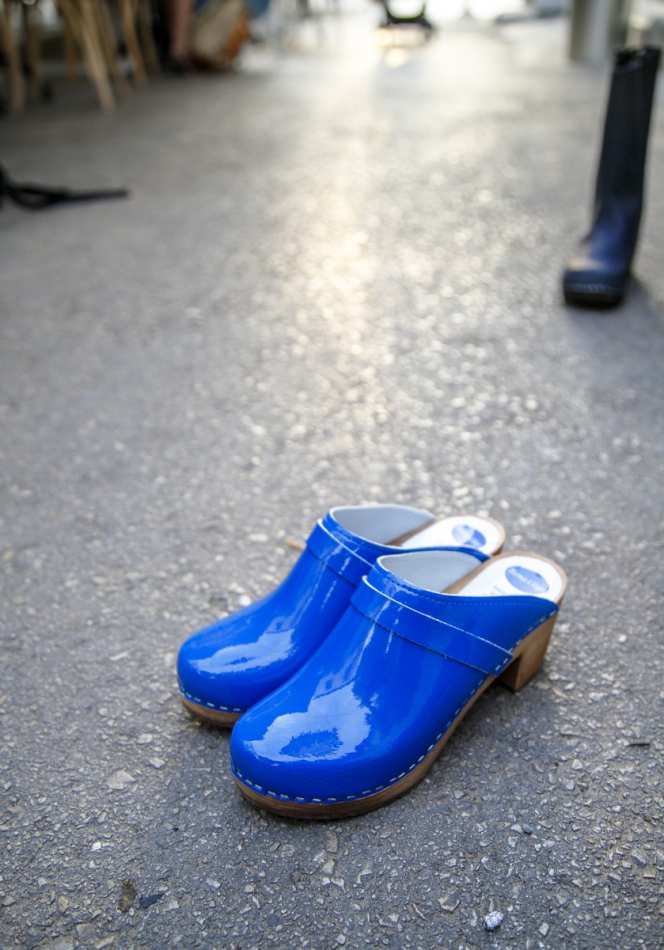 קבקבי עץ כחול לק