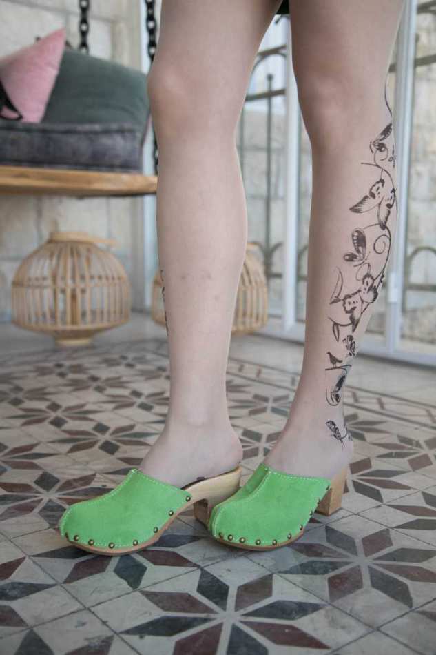 קבקבי עץ אסטלה ירוק