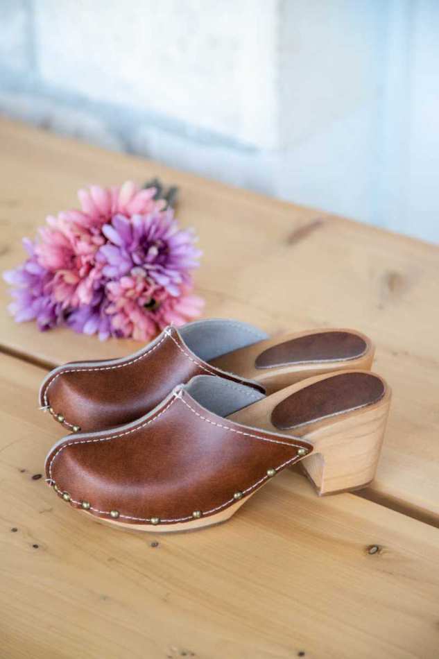 קבקבי עץ חום אגוז דגם אסטלה