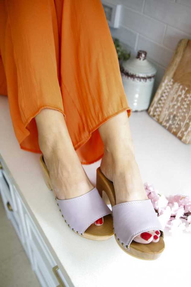 כפכי עץ קייט ורוד בהיר