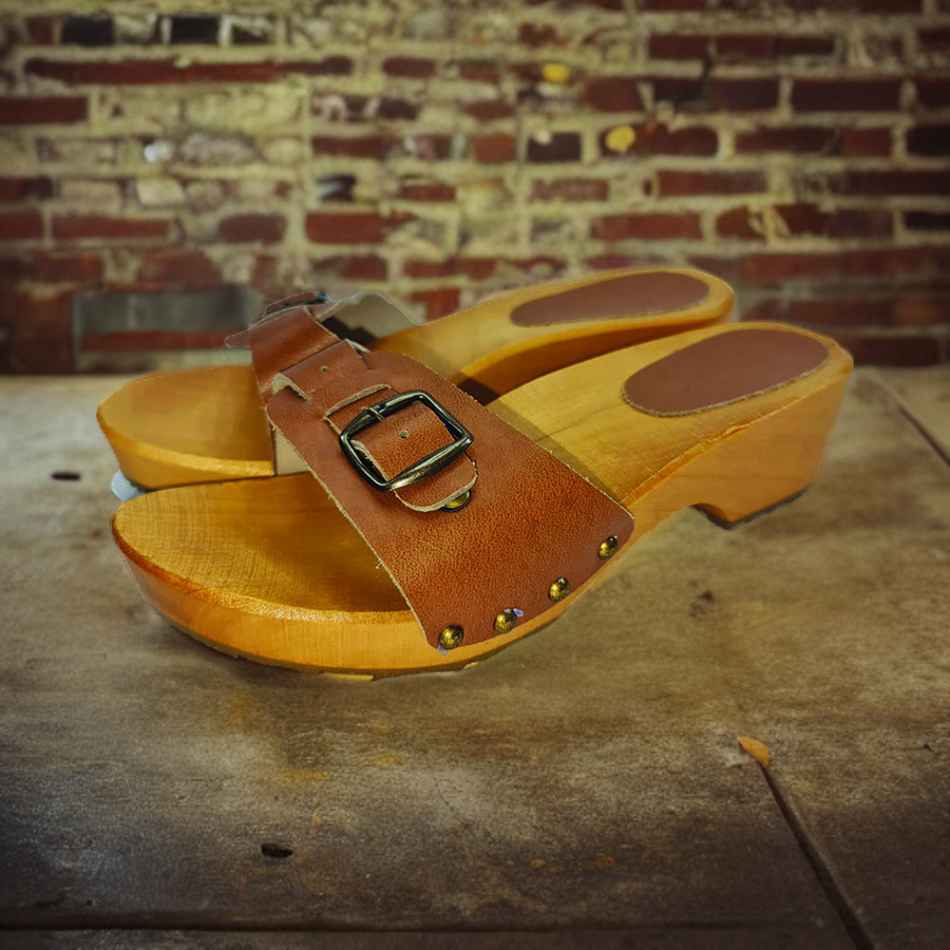 כפכפי עץ רונה אוליביה קאמל